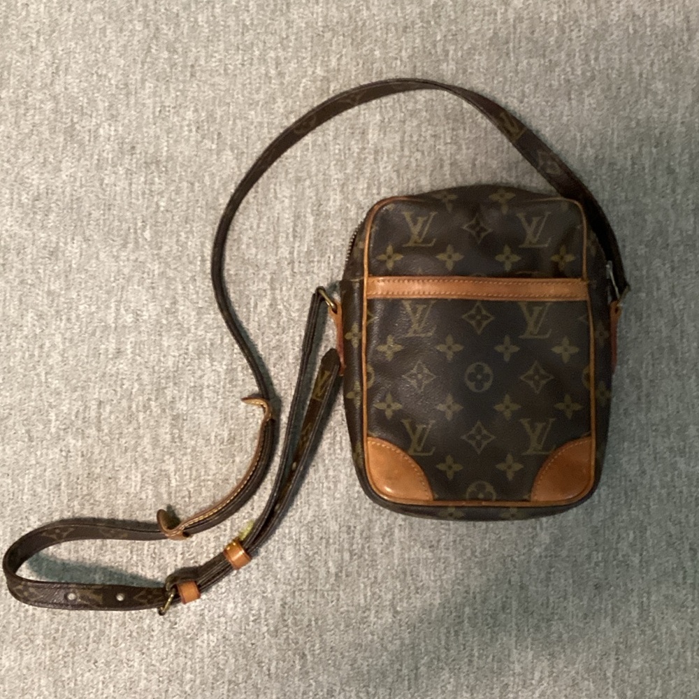 Louis Vuitton Monogram Canvas Danube Crossbody with COA